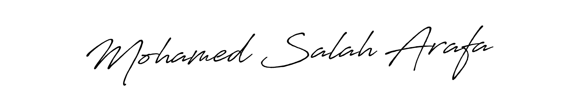 Make a beautiful signature design for name Mohamed Salah Arafa. With this signature (Antro_Vectra_Bolder) style, you can create a handwritten signature for free. Mohamed Salah Arafa signature style 7 images and pictures png