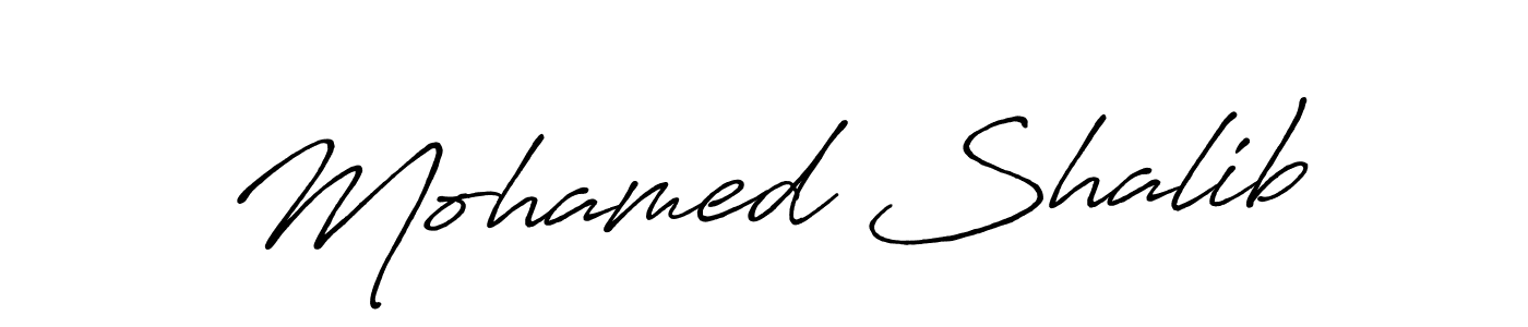 Use a signature maker to create a handwritten signature online. With this signature software, you can design (Antro_Vectra_Bolder) your own signature for name Mohamed Shalib. Mohamed Shalib signature style 7 images and pictures png
