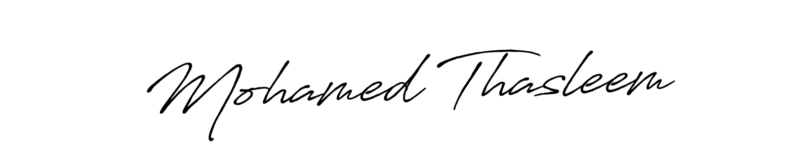 Use a signature maker to create a handwritten signature online. With this signature software, you can design (Antro_Vectra_Bolder) your own signature for name Mohamed Thasleem. Mohamed Thasleem signature style 7 images and pictures png
