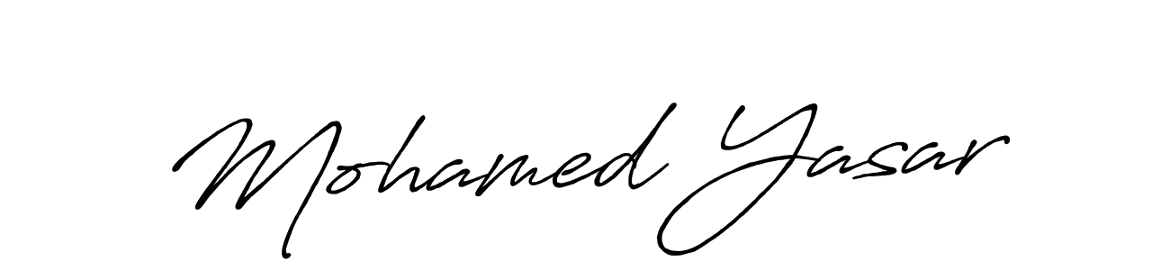 Mohamed Yasar stylish signature style. Best Handwritten Sign (Antro_Vectra_Bolder) for my name. Handwritten Signature Collection Ideas for my name Mohamed Yasar. Mohamed Yasar signature style 7 images and pictures png