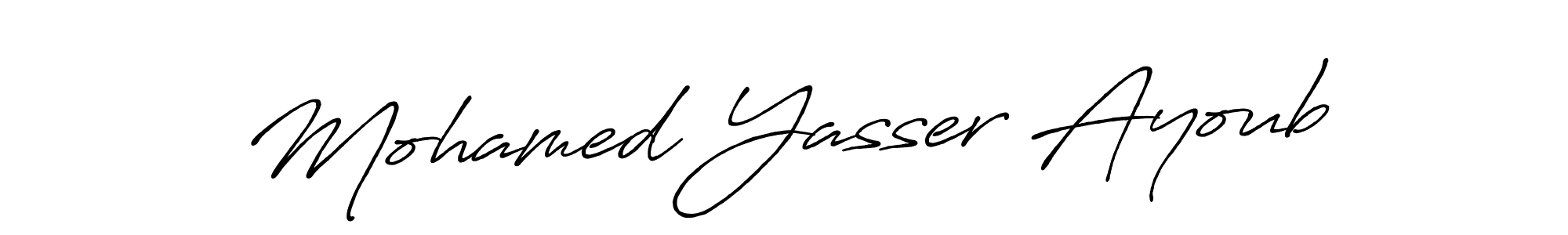 You can use this online signature creator to create a handwritten signature for the name Mohamed Yasser Ayoub. This is the best online autograph maker. Mohamed Yasser Ayoub signature style 7 images and pictures png