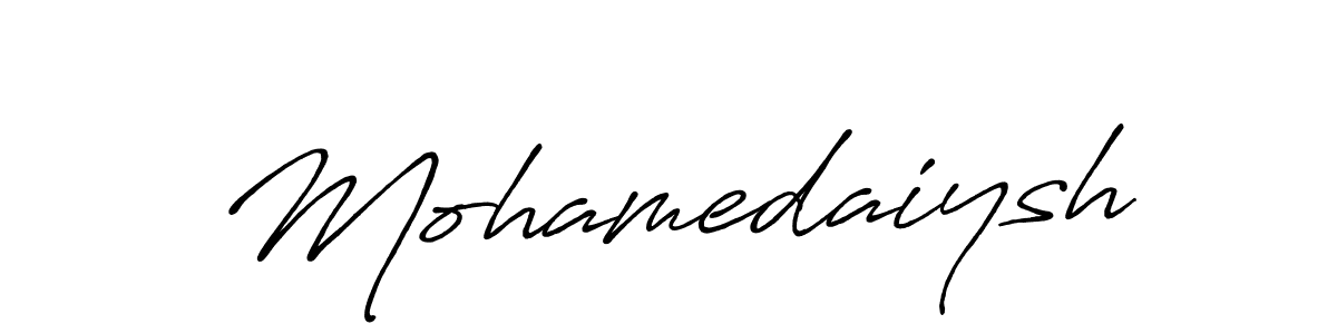 Once you've used our free online signature maker to create your best signature Antro_Vectra_Bolder style, it's time to enjoy all of the benefits that Mohamedaiysh name signing documents. Mohamedaiysh signature style 7 images and pictures png