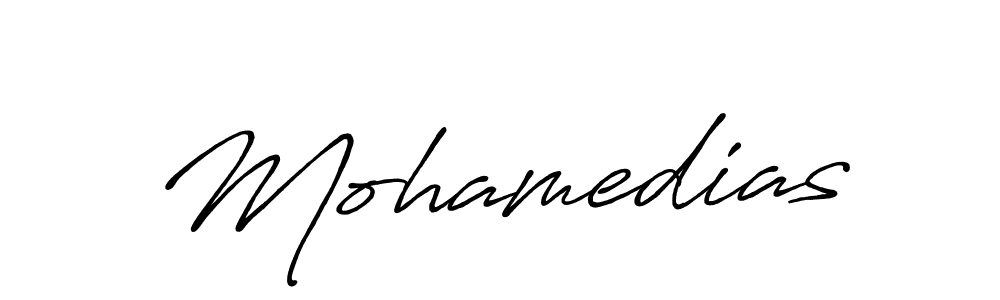 Similarly Antro_Vectra_Bolder is the best handwritten signature design. Signature creator online .You can use it as an online autograph creator for name Mohamedias. Mohamedias signature style 7 images and pictures png