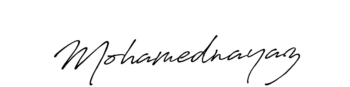 How to make Mohamednayaz signature? Antro_Vectra_Bolder is a professional autograph style. Create handwritten signature for Mohamednayaz name. Mohamednayaz signature style 7 images and pictures png