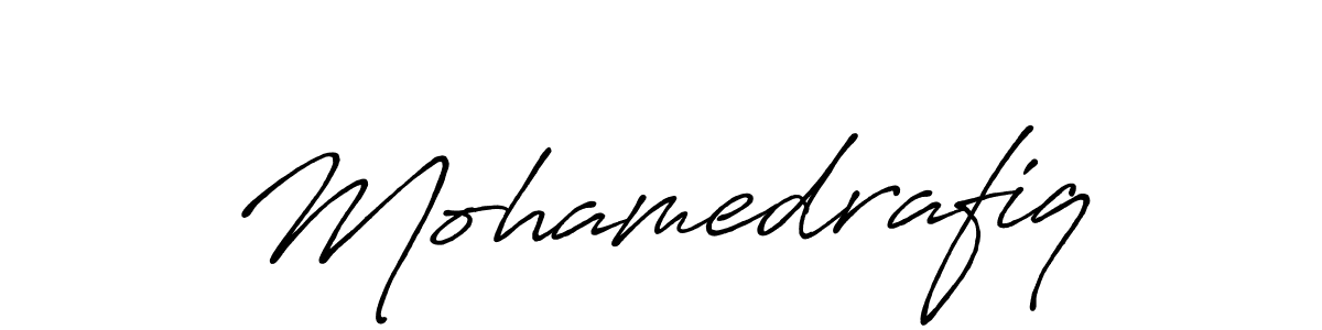Also You can easily find your signature by using the search form. We will create Mohamedrafiq name handwritten signature images for you free of cost using Antro_Vectra_Bolder sign style. Mohamedrafiq signature style 7 images and pictures png