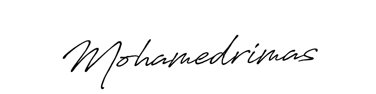 How to make Mohamedrimas signature? Antro_Vectra_Bolder is a professional autograph style. Create handwritten signature for Mohamedrimas name. Mohamedrimas signature style 7 images and pictures png