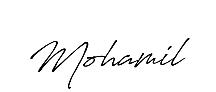 Also You can easily find your signature by using the search form. We will create Mohamil name handwritten signature images for you free of cost using Antro_Vectra_Bolder sign style. Mohamil signature style 7 images and pictures png