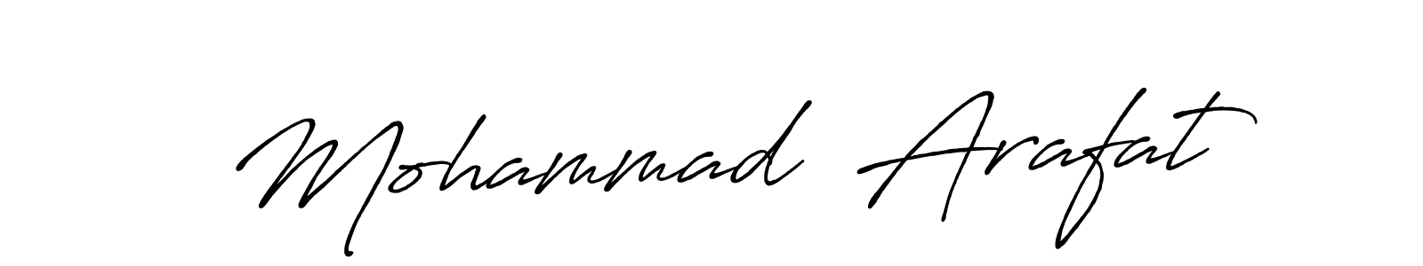Mohammad  Arafat stylish signature style. Best Handwritten Sign (Antro_Vectra_Bolder) for my name. Handwritten Signature Collection Ideas for my name Mohammad  Arafat. Mohammad  Arafat signature style 7 images and pictures png