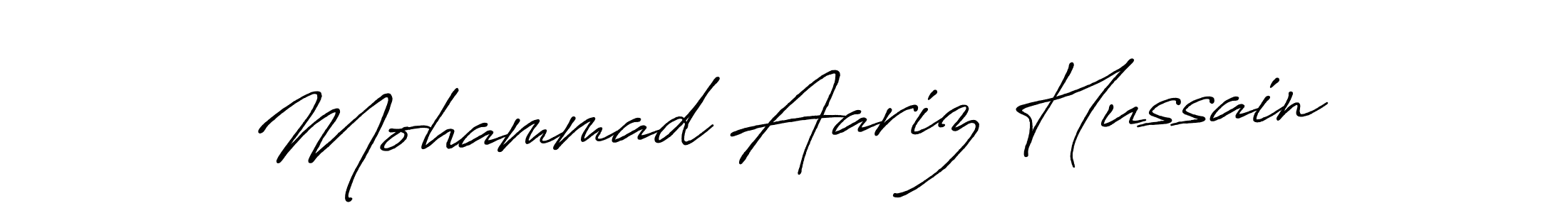 You should practise on your own different ways (Antro_Vectra_Bolder) to write your name (Mohammad Aariz Hussain) in signature. don't let someone else do it for you. Mohammad Aariz Hussain signature style 7 images and pictures png
