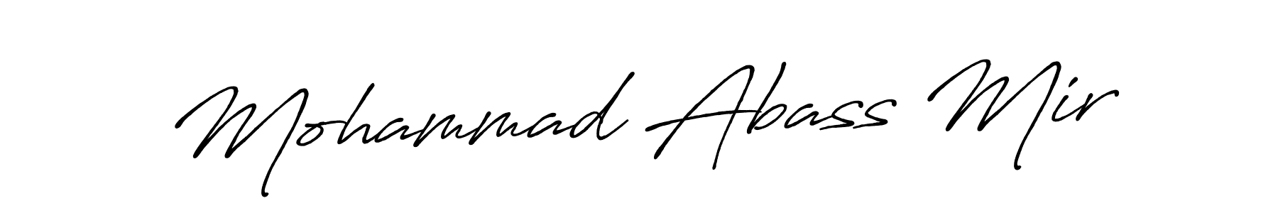Once you've used our free online signature maker to create your best signature Antro_Vectra_Bolder style, it's time to enjoy all of the benefits that Mohammad Abass Mir name signing documents. Mohammad Abass Mir signature style 7 images and pictures png