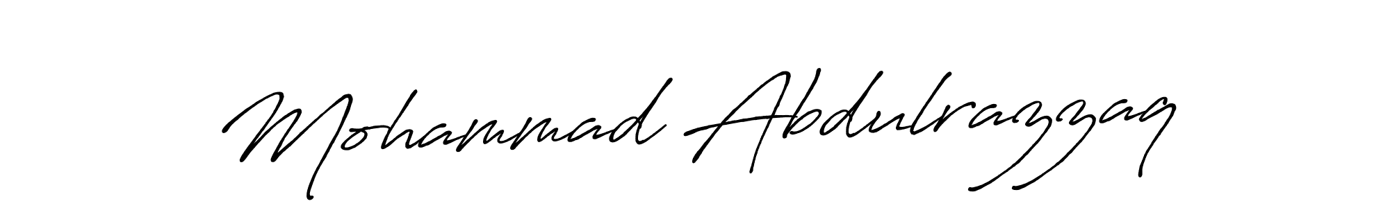 Mohammad Abdulrazzaq stylish signature style. Best Handwritten Sign (Antro_Vectra_Bolder) for my name. Handwritten Signature Collection Ideas for my name Mohammad Abdulrazzaq. Mohammad Abdulrazzaq signature style 7 images and pictures png