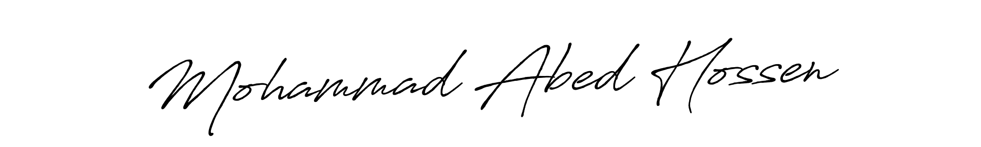 It looks lik you need a new signature style for name Mohammad Abed Hossen. Design unique handwritten (Antro_Vectra_Bolder) signature with our free signature maker in just a few clicks. Mohammad Abed Hossen signature style 7 images and pictures png