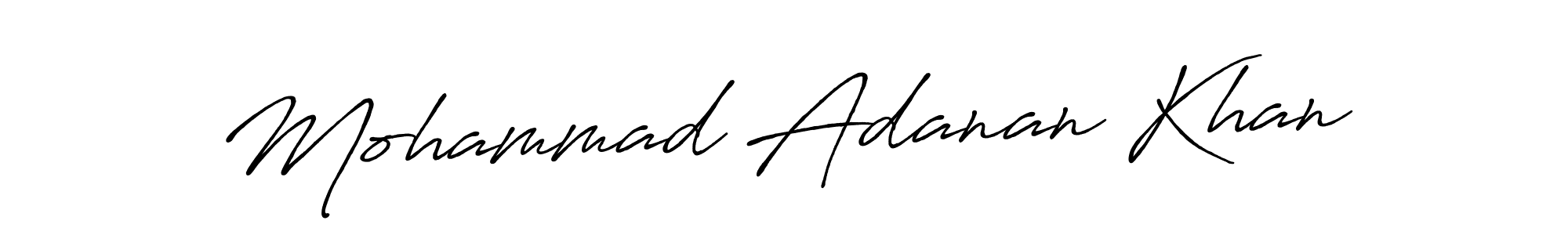 Make a short Mohammad Adanan Khan signature style. Manage your documents anywhere anytime using Antro_Vectra_Bolder. Create and add eSignatures, submit forms, share and send files easily. Mohammad Adanan Khan signature style 7 images and pictures png