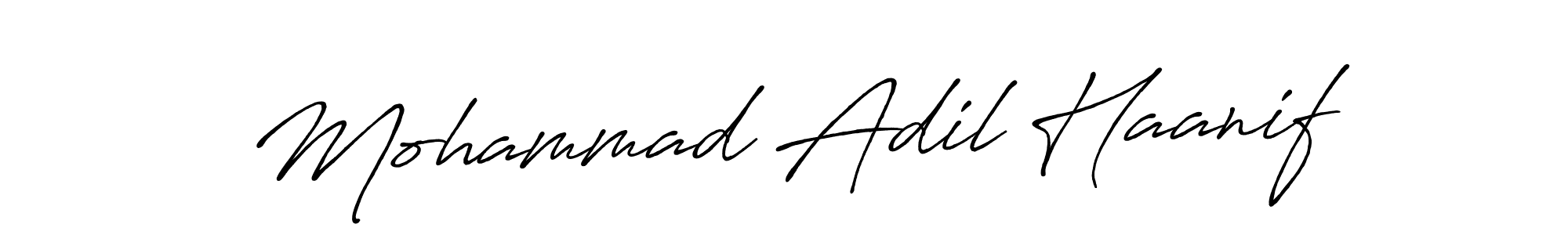 The best way (Antro_Vectra_Bolder) to make a short signature is to pick only two or three words in your name. The name Mohammad Adil Haanif include a total of six letters. For converting this name. Mohammad Adil Haanif signature style 7 images and pictures png