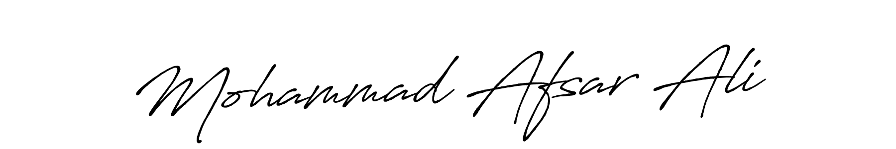 Also we have Mohammad Afsar Ali name is the best signature style. Create professional handwritten signature collection using Antro_Vectra_Bolder autograph style. Mohammad Afsar Ali signature style 7 images and pictures png