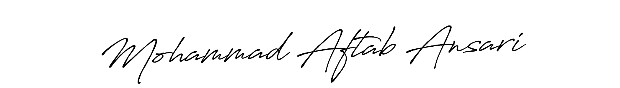 Once you've used our free online signature maker to create your best signature Antro_Vectra_Bolder style, it's time to enjoy all of the benefits that Mohammad Aftab Ansari name signing documents. Mohammad Aftab Ansari signature style 7 images and pictures png