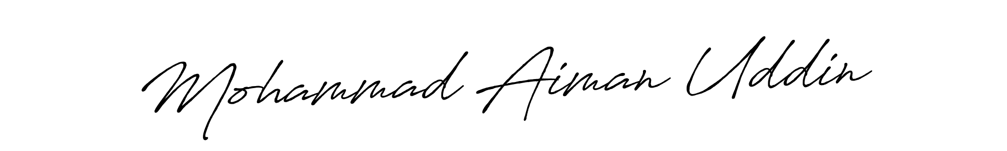 Make a beautiful signature design for name Mohammad Aiman Uddin. Use this online signature maker to create a handwritten signature for free. Mohammad Aiman Uddin signature style 7 images and pictures png