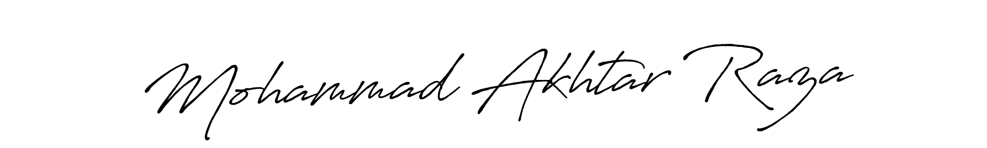 Design your own signature with our free online signature maker. With this signature software, you can create a handwritten (Antro_Vectra_Bolder) signature for name Mohammad Akhtar Raza. Mohammad Akhtar Raza signature style 7 images and pictures png