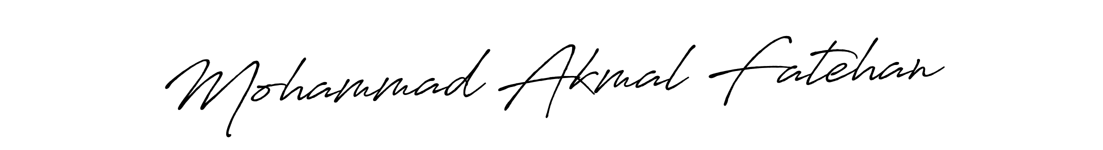 Use a signature maker to create a handwritten signature online. With this signature software, you can design (Antro_Vectra_Bolder) your own signature for name Mohammad Akmal Fatehan. Mohammad Akmal Fatehan signature style 7 images and pictures png