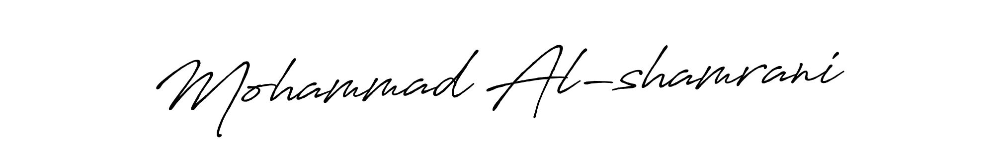 Use a signature maker to create a handwritten signature online. With this signature software, you can design (Antro_Vectra_Bolder) your own signature for name Mohammad Al-shamrani. Mohammad Al-shamrani signature style 7 images and pictures png