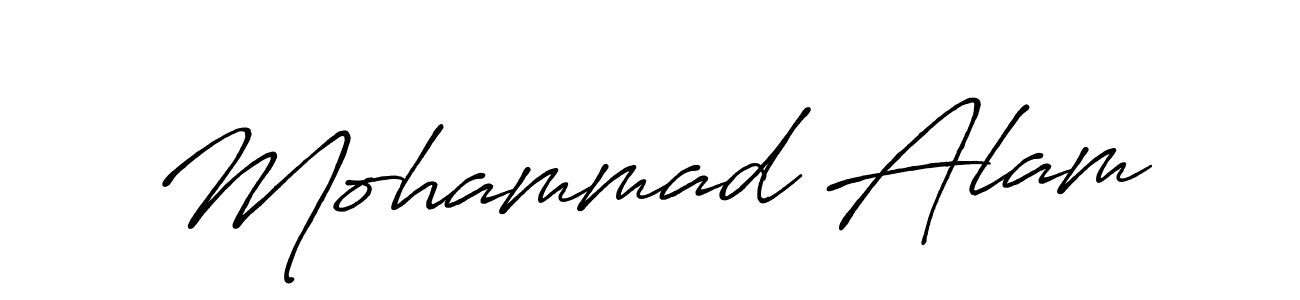 Also we have Mohammad Alam name is the best signature style. Create professional handwritten signature collection using Antro_Vectra_Bolder autograph style. Mohammad Alam signature style 7 images and pictures png