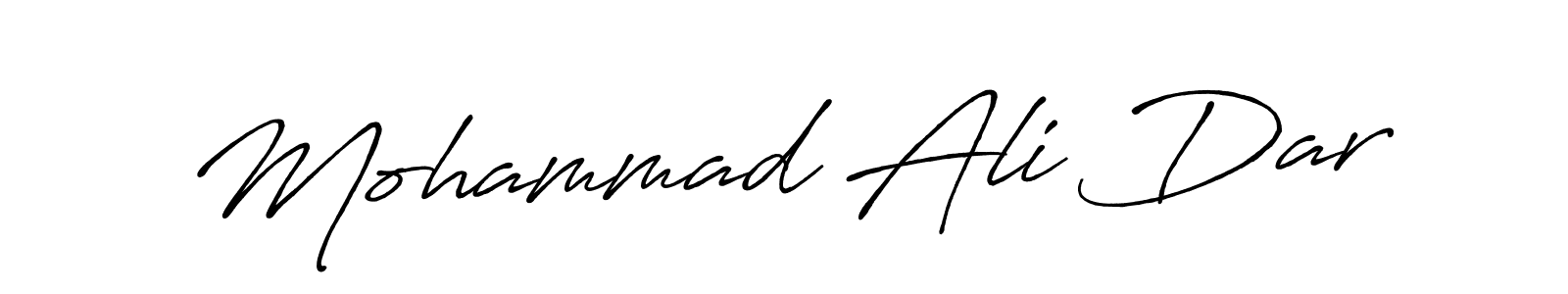 Also we have Mohammad Ali Dar name is the best signature style. Create professional handwritten signature collection using Antro_Vectra_Bolder autograph style. Mohammad Ali Dar signature style 7 images and pictures png