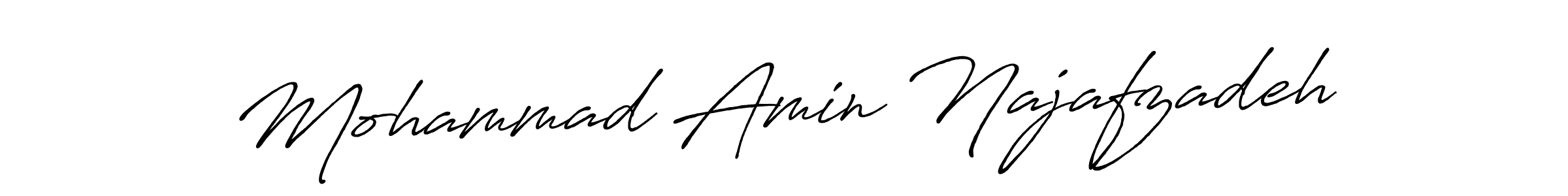 Mohammad Amin Najafzadeh stylish signature style. Best Handwritten Sign (Antro_Vectra_Bolder) for my name. Handwritten Signature Collection Ideas for my name Mohammad Amin Najafzadeh. Mohammad Amin Najafzadeh signature style 7 images and pictures png