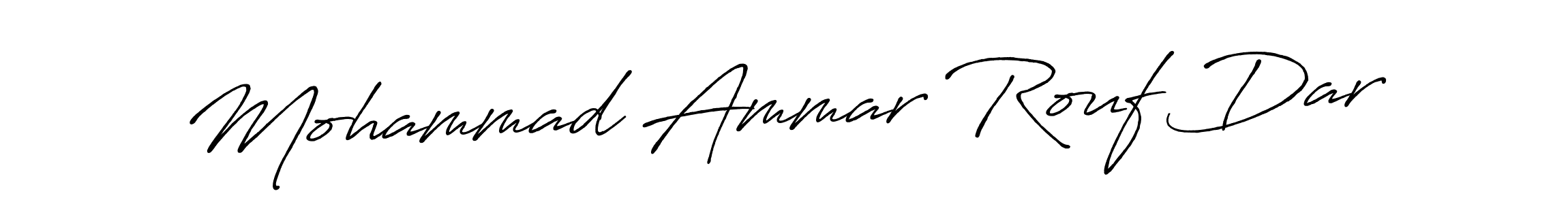 See photos of Mohammad Ammar Rouf Dar official signature by Spectra . Check more albums & portfolios. Read reviews & check more about Antro_Vectra_Bolder font. Mohammad Ammar Rouf Dar signature style 7 images and pictures png