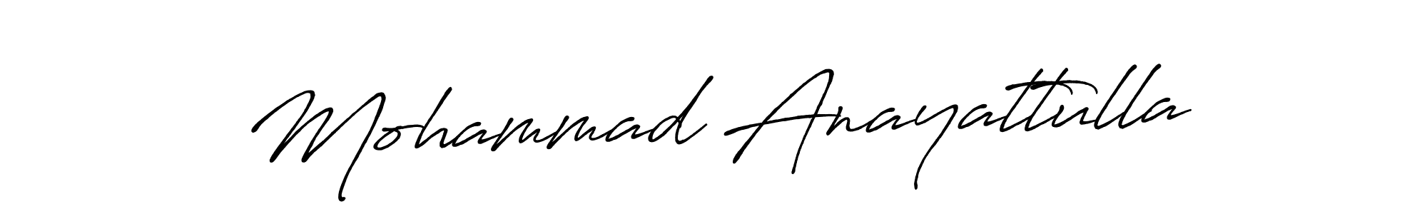This is the best signature style for the Mohammad Anayattulla name. Also you like these signature font (Antro_Vectra_Bolder). Mix name signature. Mohammad Anayattulla signature style 7 images and pictures png