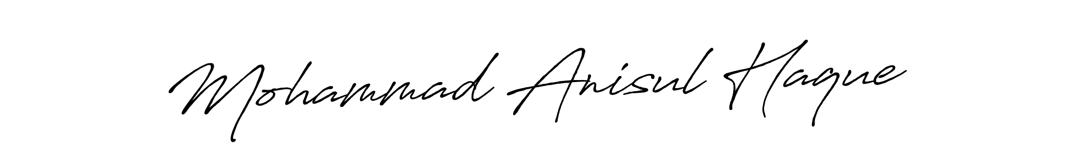 Use a signature maker to create a handwritten signature online. With this signature software, you can design (Antro_Vectra_Bolder) your own signature for name Mohammad Anisul Haque. Mohammad Anisul Haque signature style 7 images and pictures png