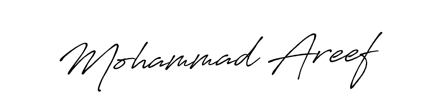 Antro_Vectra_Bolder is a professional signature style that is perfect for those who want to add a touch of class to their signature. It is also a great choice for those who want to make their signature more unique. Get Mohammad Areef name to fancy signature for free. Mohammad Areef signature style 7 images and pictures png