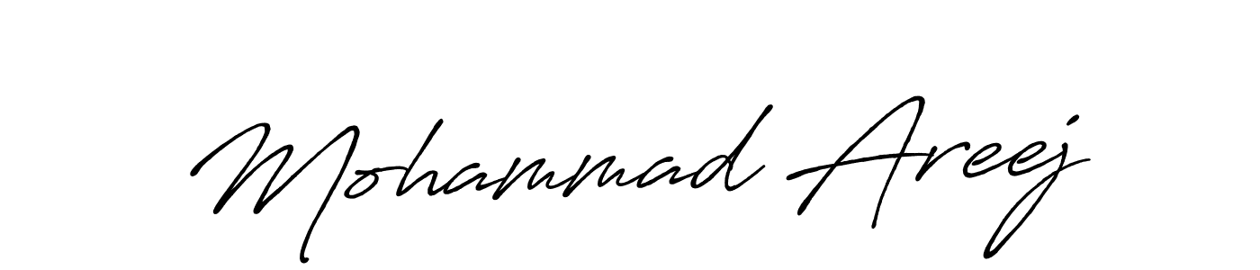 Make a short Mohammad Areej signature style. Manage your documents anywhere anytime using Antro_Vectra_Bolder. Create and add eSignatures, submit forms, share and send files easily. Mohammad Areej signature style 7 images and pictures png