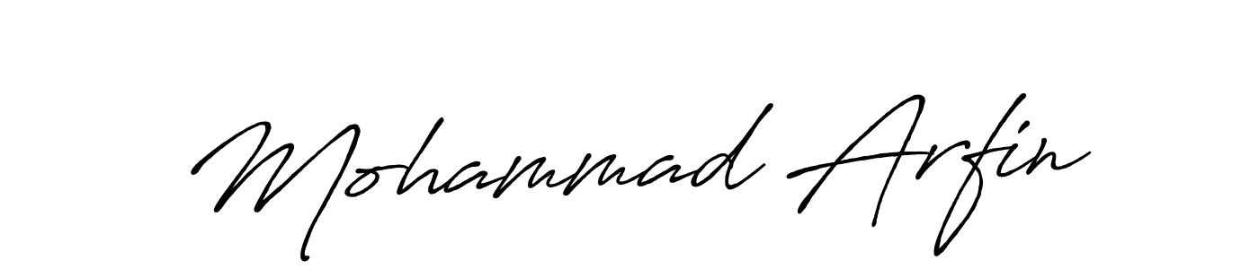 if you are searching for the best signature style for your name Mohammad Arfin. so please give up your signature search. here we have designed multiple signature styles  using Antro_Vectra_Bolder. Mohammad Arfin signature style 7 images and pictures png