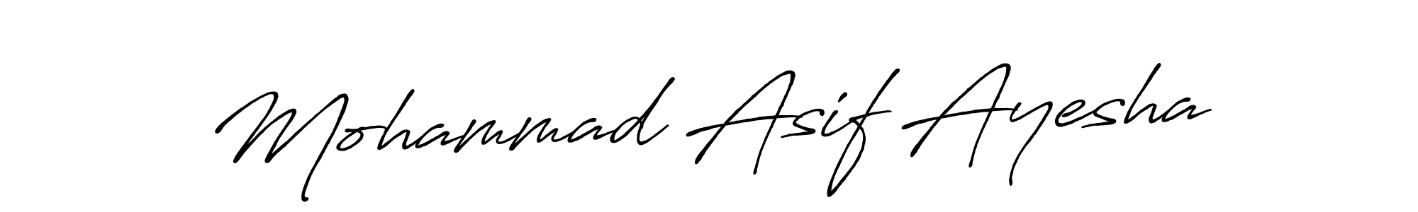 Make a beautiful signature design for name Mohammad Asif Ayesha. Use this online signature maker to create a handwritten signature for free. Mohammad Asif Ayesha signature style 7 images and pictures png
