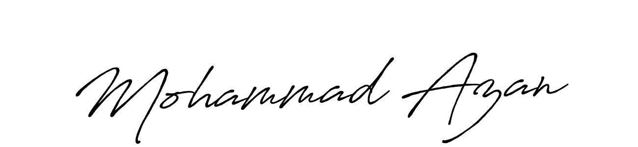 Make a beautiful signature design for name Mohammad Azan. Use this online signature maker to create a handwritten signature for free. Mohammad Azan signature style 7 images and pictures png