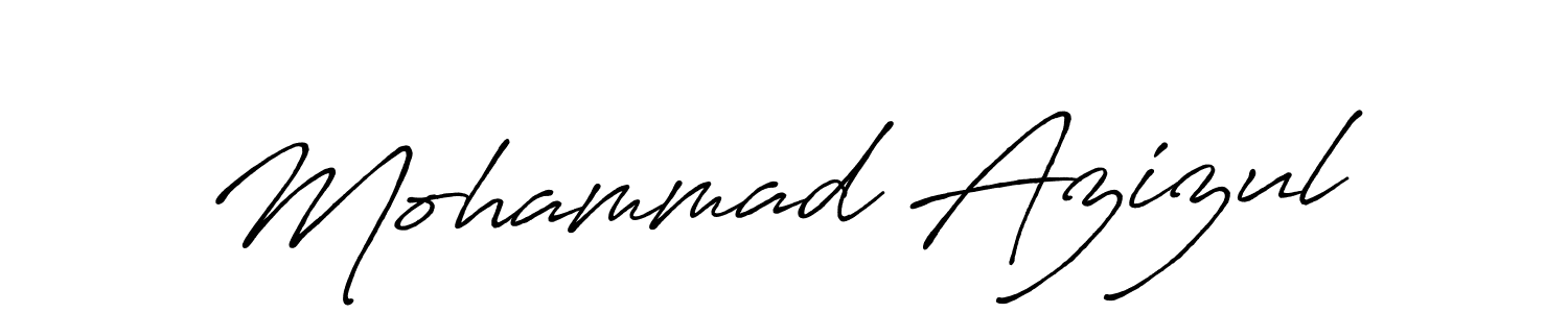 It looks lik you need a new signature style for name Mohammad Azizul. Design unique handwritten (Antro_Vectra_Bolder) signature with our free signature maker in just a few clicks. Mohammad Azizul signature style 7 images and pictures png