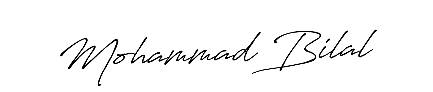 How to make Mohammad Bilal signature? Antro_Vectra_Bolder is a professional autograph style. Create handwritten signature for Mohammad Bilal name. Mohammad Bilal signature style 7 images and pictures png