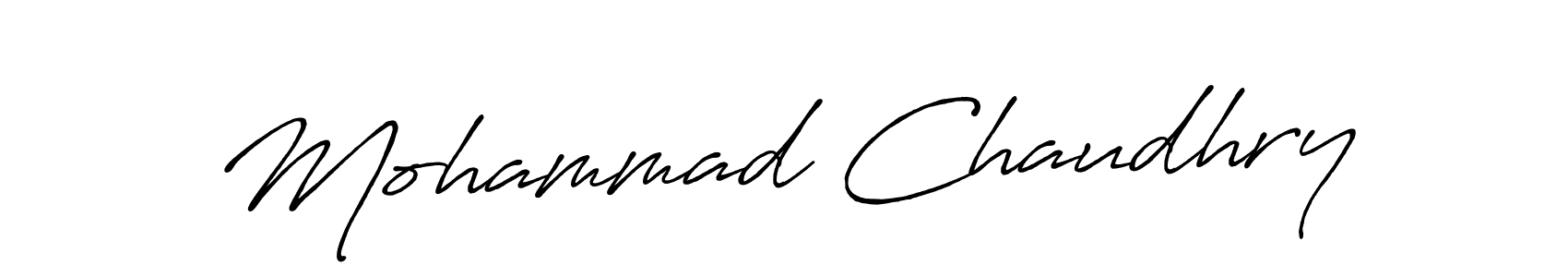 Make a beautiful signature design for name Mohammad Chaudhry. Use this online signature maker to create a handwritten signature for free. Mohammad Chaudhry signature style 7 images and pictures png