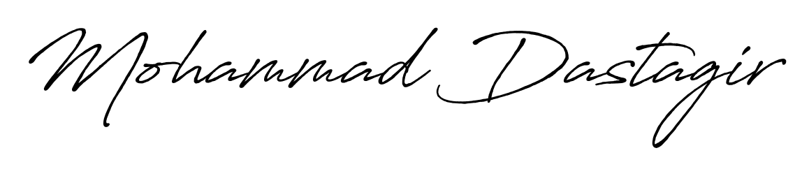 Get an exclusive digital autograph for Mohammad Dastagir. The Antro_Vectra_Bolder typeface captures the charm of real penmanship on paper. Mohammad Dastagir signature style 7 images and pictures png