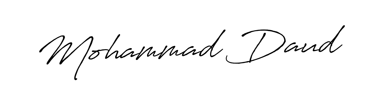 Antro_Vectra_Bolder is a professional signature style that is perfect for those who want to add a touch of class to their signature. It is also a great choice for those who want to make their signature more unique. Get Mohammad Daud name to fancy signature for free. Mohammad Daud signature style 7 images and pictures png