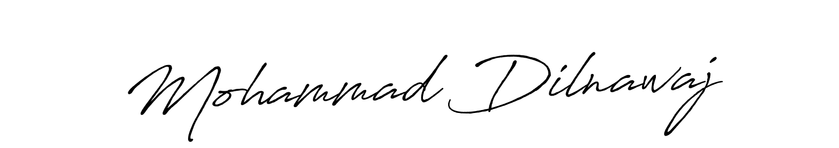 Make a beautiful signature design for name Mohammad Dilnawaj. With this signature (Antro_Vectra_Bolder) style, you can create a handwritten signature for free. Mohammad Dilnawaj signature style 7 images and pictures png