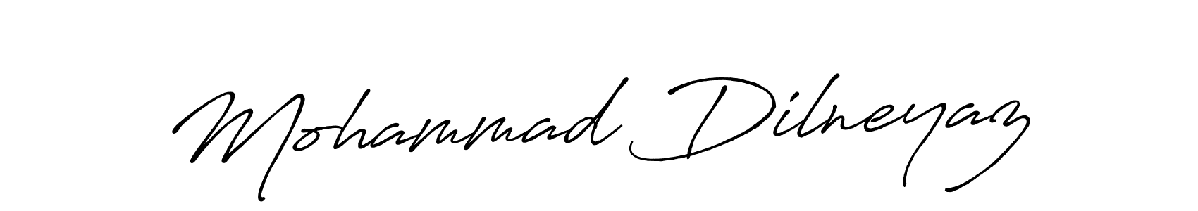 Make a beautiful signature design for name Mohammad Dilneyaz. With this signature (Antro_Vectra_Bolder) style, you can create a handwritten signature for free. Mohammad Dilneyaz signature style 7 images and pictures png