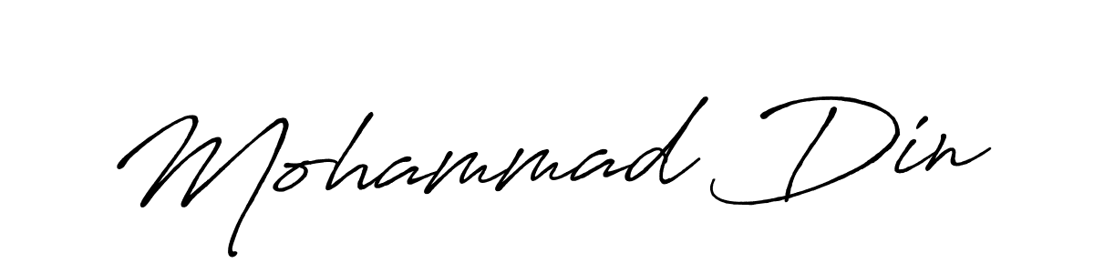 You should practise on your own different ways (Antro_Vectra_Bolder) to write your name (Mohammad Din) in signature. don't let someone else do it for you. Mohammad Din signature style 7 images and pictures png