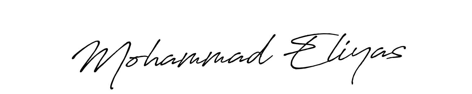 Similarly Antro_Vectra_Bolder is the best handwritten signature design. Signature creator online .You can use it as an online autograph creator for name Mohammad Eliyas. Mohammad Eliyas signature style 7 images and pictures png