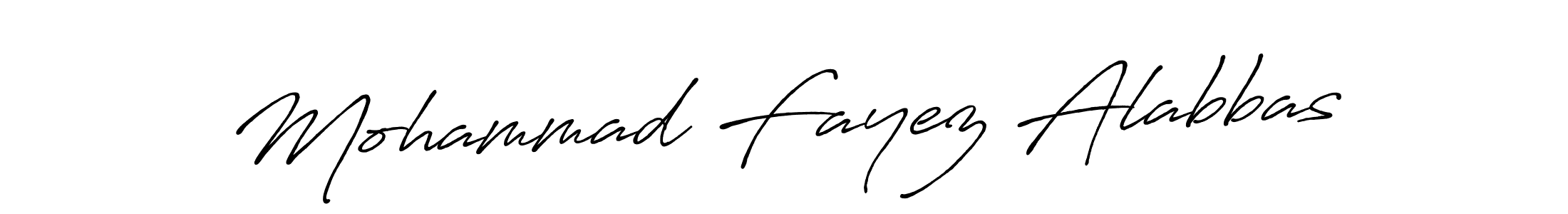 How to make Mohammad Fayez Alabbas name signature. Use Antro_Vectra_Bolder style for creating short signs online. This is the latest handwritten sign. Mohammad Fayez Alabbas signature style 7 images and pictures png