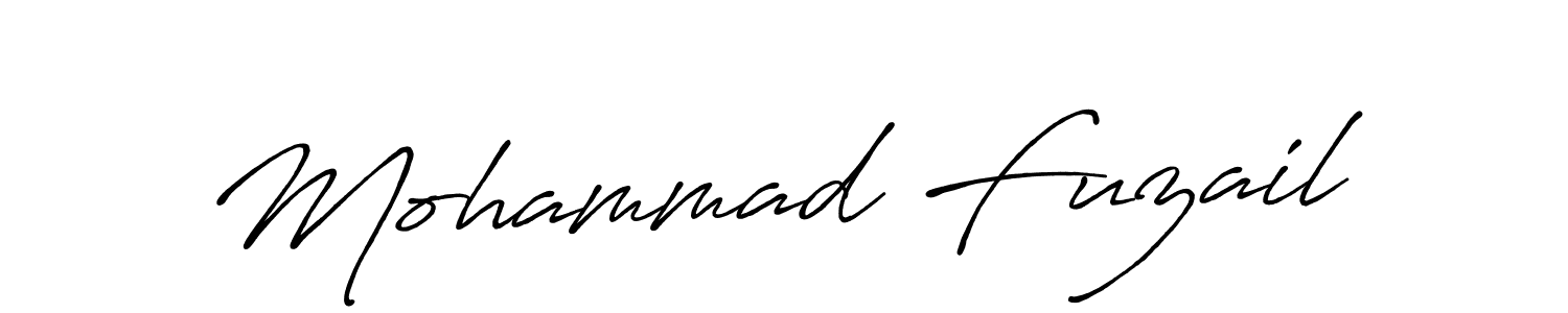 Use a signature maker to create a handwritten signature online. With this signature software, you can design (Antro_Vectra_Bolder) your own signature for name Mohammad Fuzail. Mohammad Fuzail signature style 7 images and pictures png