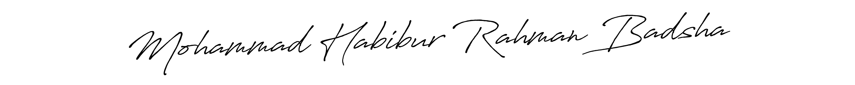 Similarly Antro_Vectra_Bolder is the best handwritten signature design. Signature creator online .You can use it as an online autograph creator for name Mohammad Habibur Rahman Badsha. Mohammad Habibur Rahman Badsha signature style 7 images and pictures png