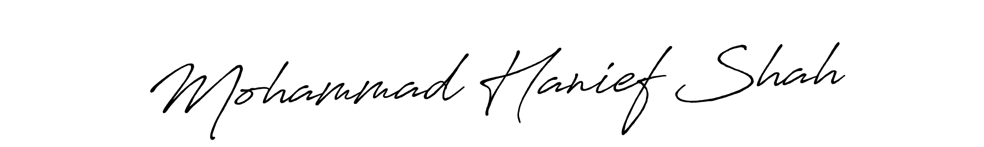 You should practise on your own different ways (Antro_Vectra_Bolder) to write your name (Mohammad Hanief Shah) in signature. don't let someone else do it for you. Mohammad Hanief Shah signature style 7 images and pictures png