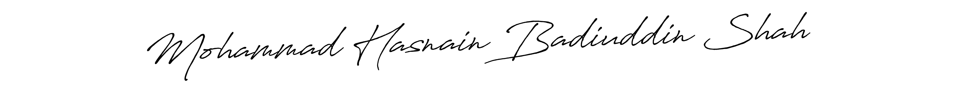 Mohammad Hasnain Badiuddin Shah stylish signature style. Best Handwritten Sign (Antro_Vectra_Bolder) for my name. Handwritten Signature Collection Ideas for my name Mohammad Hasnain Badiuddin Shah. Mohammad Hasnain Badiuddin Shah signature style 7 images and pictures png