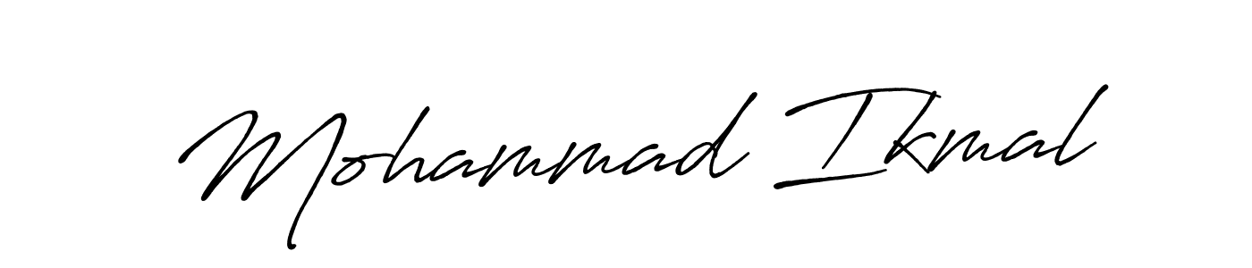 This is the best signature style for the Mohammad Ikmal name. Also you like these signature font (Antro_Vectra_Bolder). Mix name signature. Mohammad Ikmal signature style 7 images and pictures png